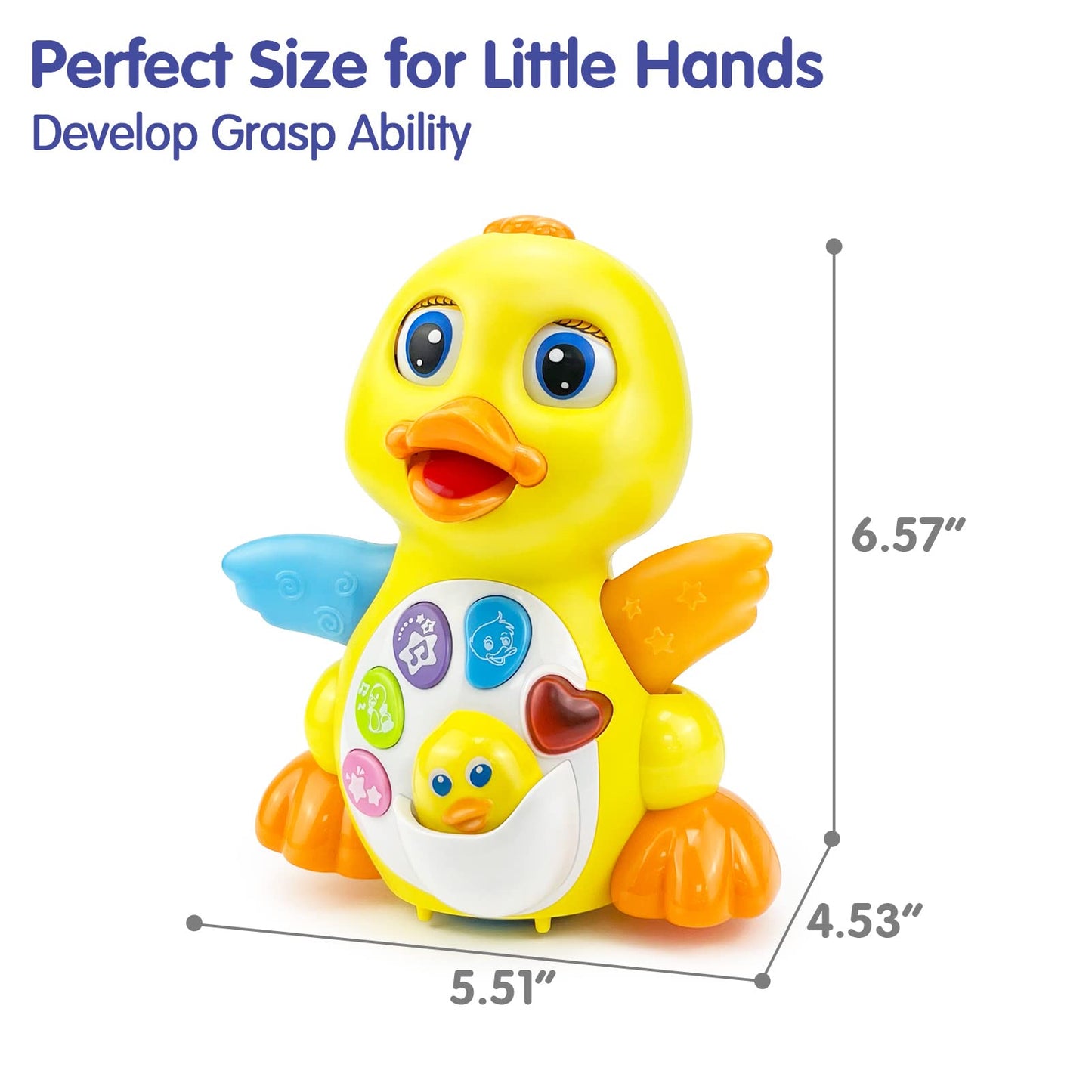 Baby Toys Gifts for 1 Year Old Boys and Girls Baby Duck Dancing Toys 6 to 12 Months Early Musical Singing Toy Learning Crawling Gift Toddlers Easter Present for Babies