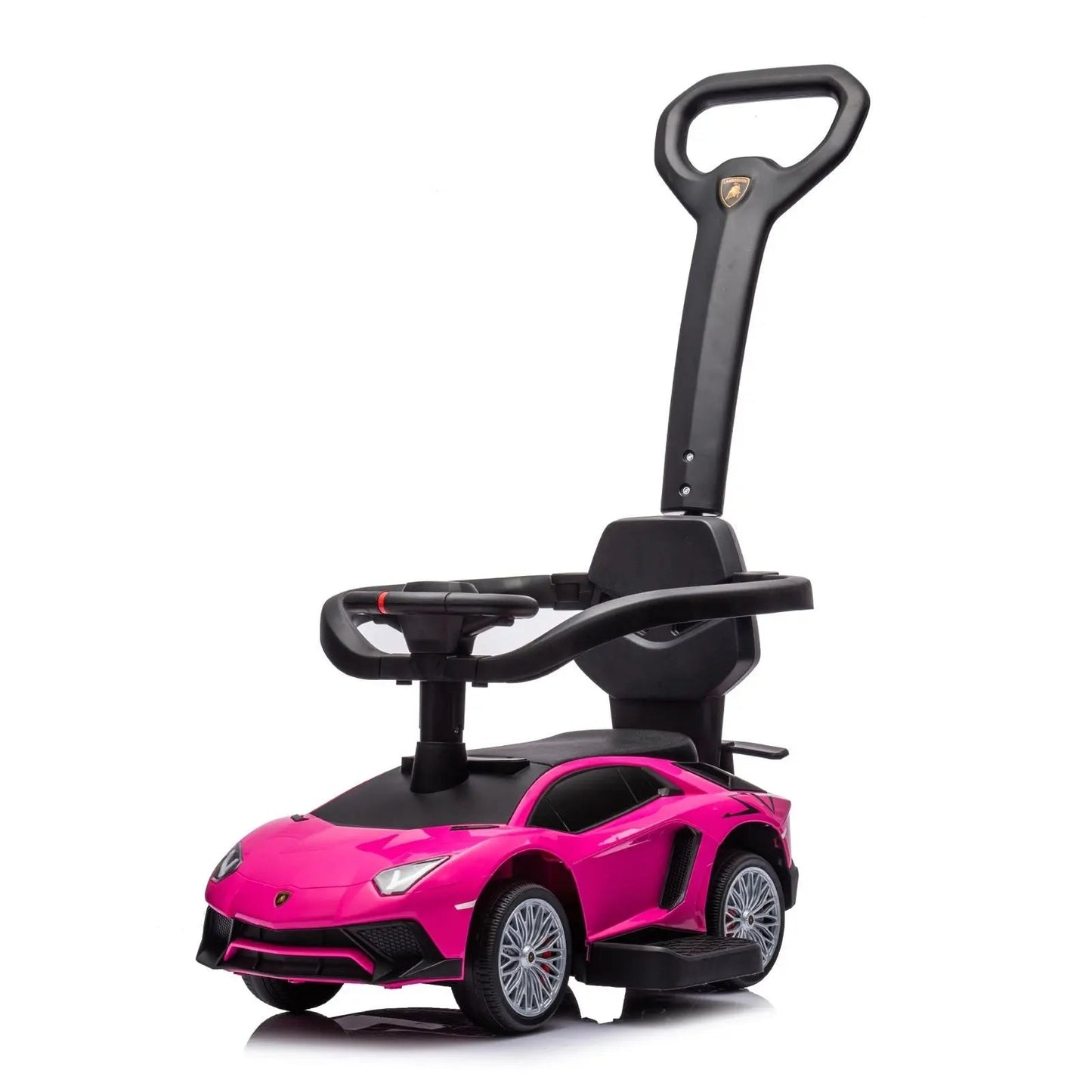 Lamborghini 3-in-1 Kids Push Ride On Toy Car-6