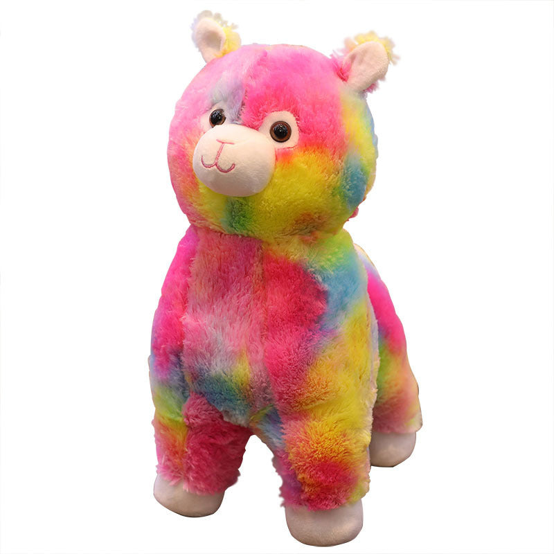 Rainbow Alpaca Soft Stuffed Plush Toy